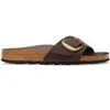 Image de Sandales cuir femme Birkenstock Madrid Big Buckle Oiled Marron 38 Étroit 1032914