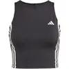 Image de Débardeur femme adidas Own the Run 3 Stripes IK5019 Noir L
