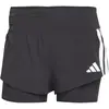 Image de Short 2 en 1 femme adidas Adizero JD4224 Noir XS