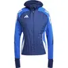 Image de Haut d'entraînement cagoule intégrée femme Tiro 2024/25 Bleu XL IY0122