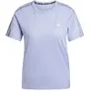 Image de T-shirt femme adidas Own the Run 3-Stripes JD2276 Violet S