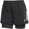 Image de Short 2 en 1 femme adidas Own the Run Climacool JM7644 Noir XS