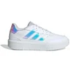 Image de Baskets femme adidas Courtblock Blanc 40 2/3 JI2205