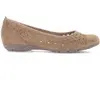 Image de Ballerines femme Gabor Samtchevreau Marron 39 84.169.18