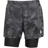 Image de Short 2 en 1 adidas Own the Run Spray Dye JN9680 Gris 2XL