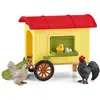 Image de Figurines Farm World : Poulailler mobile Schleich-42572