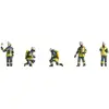 Image de Modélisme HO : Figurines : Pompiers époque VI set I Faller-F151637
