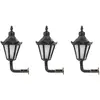 Image de Accessoires pour Modélisme HO : 3 Lampes murales LED, lanternes hexagonales à couronne Faller-F180111
