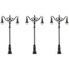 Image de Accessoires pour Modélisme HO : 3 Réverbères LED, lampes boules suspendues Faller-F180114