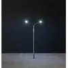 Image de Modélisme HO :  Éclairage public LED, lampadaire, deux bras Faller-F180201