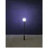 Image de Modélisme HO :  Éclairage public : Réverbère de parc LED lampe boule rapportée Faller-F180204