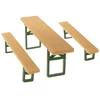 Image de Modélisme HO : Accessoires de décor : Bancs et tables de brasserie Faller-180444