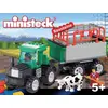 Image de Tracteur avec remorque et vache Briques Ministeck MSK-34535