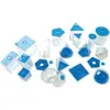 Image de Corps géométriques, transparents (bleu) petits, set de 17 pces Eduplay-120069