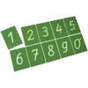 Image de Chiffres 0-9 en papier rugueux 11,9 x 15,9 cm Eduplay-120167