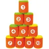 Image de Jeu de 10 cylindres à faire tomber + 2 balles Eduplay-170195