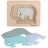 Image de Puzzle en bois Eléphant (6 pièces)