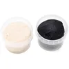 Image de Coffret Suri 2 pots noir + blanc pâte à modeler naturelle et vegan