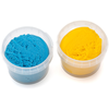 Image de Coffret Suri 2 pots bleu + jaune pâte à modeler naturelle et vegan