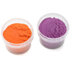 Image de Coffret Suri 2 pots orange + violet pâte à modeler naturelle et vegan
