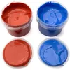 Image de Coffret Nori 2 pots bleu + rouge peinture aux doigts naturelle et vegan