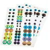 Image de Autocollants yeux colorés, set de 204 Eduplay-370180