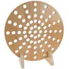 Image de Cadre perforé rond pour cylindres en acrylique Eduplay-121019