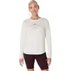 Image de T-shirt manches longues avec logo femme Asics Fujitrail Blanc XL 2012D315 - 100