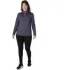 Image de T-shirt manches longues/2 zipée femme Asics Violet S 2012D294 - 500
