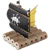 Image de Figurine en modèle kit Bandai Hobby One Piece Marshall D Teach Ship One Marron 15 cm 4573102581730