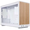 Image de Lian Li A3-mATX Glass (Blanc/Bois clair)