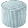 Image de Pouf Peppermint Green velours côtelé