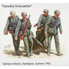 Image de Figurines 2ème Guerre Mondiale : Infanterie allemande : Evacuation d'un blessé : Stalingrad Automne Masterbox-MB3541