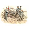 Image de Figurines 2ème Guerre Mondiale : Retour vers l'arrière : Soldats allemands blessés et infirmier 1943 Masterbox-MB3558