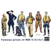 Image de Ensemble de pilotes célèbres de la Seconde Guerre mondiale Masterbox-MB3201