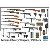 Image de Accessoires militaires 2ème Guerre mondiale : Set armes et matériel d'infanterie allemande Masterbox-MB35115