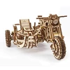 Image de Maquette en bois : Moto Scrambler UGR-10 avec Side-Car