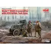 Image de Maquette Véhicule militaire : Model T RNAS Armoured Car with WWI British Tank rew Icm-35670