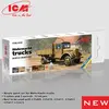 Image de Peintures acryliques pour camions de la Wehrmacht - 6 x 12 ml ICM-03038