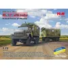 Image de Maquette Véhicule militaire : ZiL-131, Forces armées ukrainiennes ICM-72817