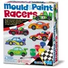 Image de 4M Crea KIT DE MOULAGE: VOITURES DE COURSE, contient un moule avec 6 dessins, plâtre, peinture, bros 4M-5603544