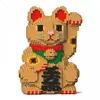 Image de Jekca Blocs de construction - Chat Porte-Bonheur Maneki Neko Beige