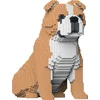 Image de Jecka Blocs De Construction - Chien Bulldog Anglais 4 En 1 Beige Standard