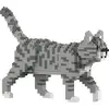 Image de Jekca Blocs De Construction Mini Chat Tigre Gris Clair