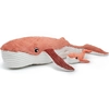 Image de Peluche Gravillou baleine maman et bébé Les Ptipotos terracotta