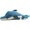 Image de Grande peluche Tofou le dauphin maman et b ©b © bleu (50 cm)