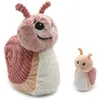 Image de Peluche Speedou l'escargot maman et bébé rose (25 cm)