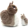 Image de Peluche Speedou l'escargot maman et bébé brun (25 cm)