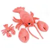Image de Peluche Iloveyou maman et bébé Les Ptipotos Corail (48 cm)