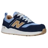 Image de Chaussures basses elite lite textile cuir 44 composite caoutchouc 1 paire(s) chaussures basses elite lite bleu/café t44 basses bleu, marron - new bala